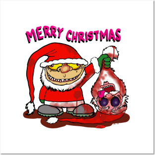 Merry gory christmas Posters and Art